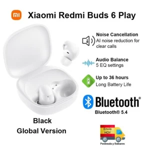 Xiaomi Auriculares Redmi Buds 6 Play Bluetooth Llamadas Música Reduccion Ruido - Imagen 1 de 4