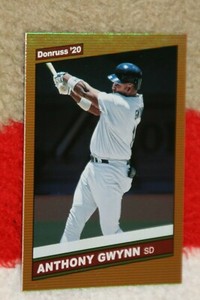 TONY GWYNN 2020 DONRUSS ORANGE HOLO RETRO VARIATION #218 SAN DIEGO PADRES