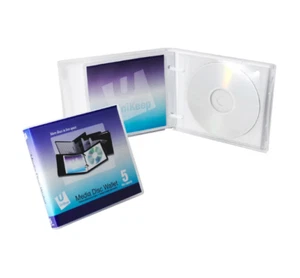 Disc 5 CD/DVD Geldbörse mit Seiten - 5er Pack - klar - Bild 1 von 4