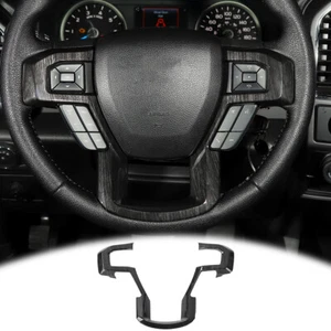 Car Steering Wheel Moulding Cover Trim Frame For Ford F150 2015-2017 Super Duty - Foto 1 di 7