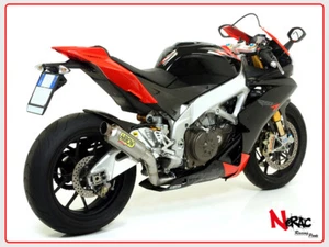 ARROW EXHAUST SCARICO RACING GP TITANIO APRILIA RSV4 TUONO V4 2009/2015 71009GP - Picture 1 of 1