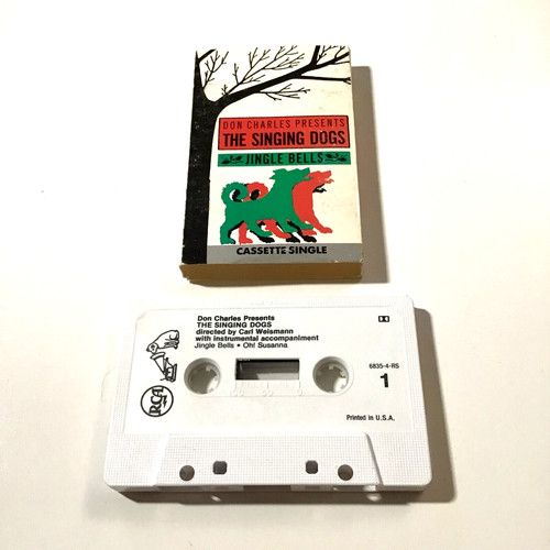 The Singing Dogs Jingle Bells (Cassette Single 1987) Christmas