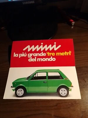 MINI INNOCENTI 3 , BROCHURE PROMO  SALONE , SALES BROCHURE  - Immagine 1 di 4