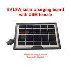 Portable 5V 1.8W 360mA Camper Solar Panel with USB female For Torch Lamp bulb