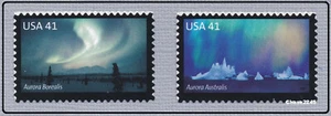 Scott #4203-4204 Polar Lights - Aurora Borealis 41c (Singles Set 2) 2007 Mint NH - Picture 1 of 2