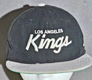 New Era 9Fifty Black Gray Los Angeles Kings Adjust Snapback Hat Cap Sports Hocke - Picture 1 of 9