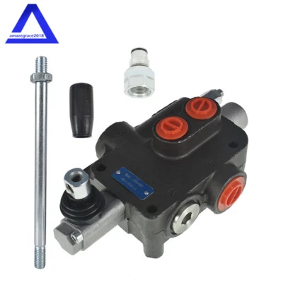 Гидравлический направленный управляющий клапан 1 катушка с конверсионной вилкой 21 галл/мин двойного действия - Изображение 1 из 4