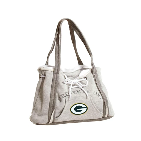 Littlearth womens NFL Green Bay Packers Hoodie Purse, Grey, 9.5” x 15.5 Cover