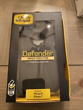 OtterBox Defender Case Black iPhone 8 & 7 - Rugged Protection - New Open Boxl