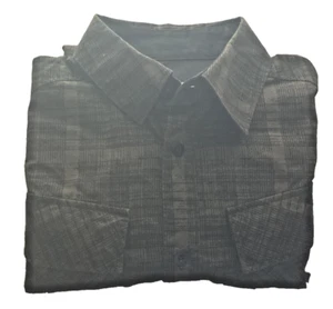 G STAR RAW Cargo Line Green plaid LS snap pocket shirt size Small rubber logo - Picture 1 of 21