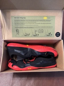 Vibram Fivefingers KSO Evo Cross Trainer Shoe “Red/Black” (US Men’s 11.5-12) - Picture 1 of 9