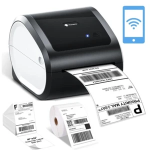 Phomemo Bluetooth Thermal Label Printer 4x6 Shipping Label Maker for Package Lot - Picture 1 of 16
