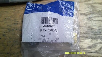 WE01X10095 GE dryer terminal block kit NEW OLD STOCK - Image 1 of 4