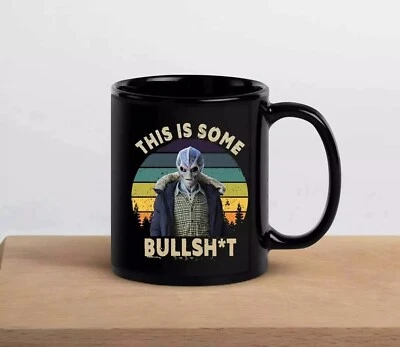 Taza de café retro This Is Bullshtt Resident Alien Foto 1 de 2