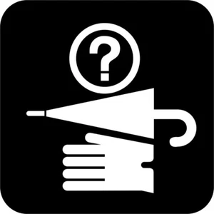Lost and Found International Symbol Fenster Wand Vinyl Aufkleber Aufkleber - Bild 1 von 5