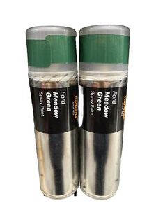 FORD MEADOW GREEN SPRAY PAINT 300ML CANS HALFORDS X2 - Picture 1 of 3