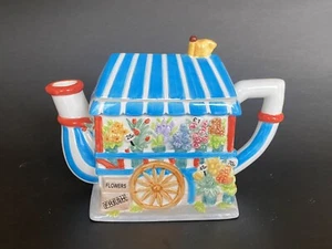  Annie Rowe The Village Western House Collectibles -Ceramic Teapot - Picture 1 of 6