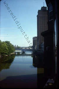 Original Dia Fox River Downtown Aurora ILL #27 9-88 (ZR) - Bild 1 von 2