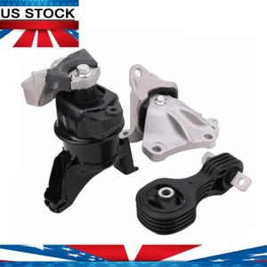 3Pcs Engine Motor & Trans. Mount Set for 2012-2013 Honda Civic Sedan 1.8L A/T - Imagen 1 de 11