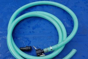 JETWASH 5METER MUD SUCKER EXTENSION HOSE DIRT WATER PIPE SPIRALTUBE BANJO 1 1/2" - Picture 1 of 1