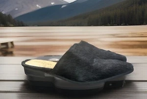 Diba True Mules Womens 59220 High Up Shoes Pointed Toe Black Ponyhair 11m (B) - Picture 1 of 6