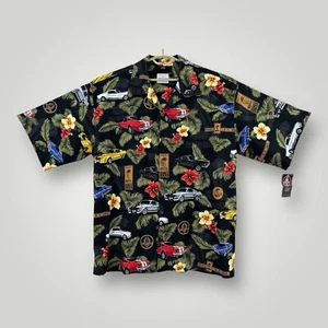 NEW David Carey Shelby Cobra Hawaiian GT 500 Shirt 3XL Button Up Car Classic NWT - Picture 1 of 6