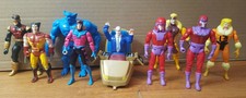 1991-1994 Toybiz Marvel X-Men Action Figure Lot Of 9 Magneto Wolverine Beast etc