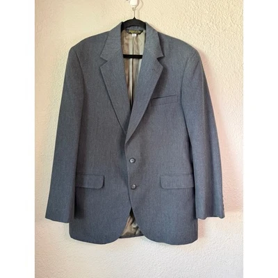 80s/90s Vintage L.L. Bean Blazer 42 L Made in USA Classic Gray Fully Lined - Image 1 of 4