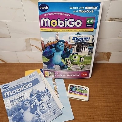 Vtech Mobigo Disney Pixar Monsters University  With Users Manual - Image 1 of 4