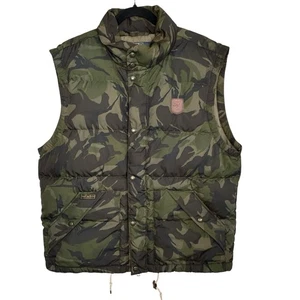 Polo Ralph Lauren Camo Down Puffer Vest Men Large Gorp Hunting Outdoor Adventure - Picture 1 of 15