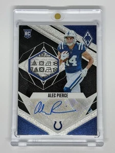 2022 Panini Phoenix football ALEC PIERCE🔥🔥RPA ONYX LAUNDRY TAG #’d/5 - Picture 1 of 2