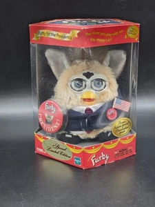 RARE President Shelby Furby/Tiger Electronics 2000/Blue Eyes/Limited Ed/Unopened - Picture 1 of 6