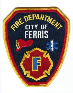 Città di Ferris (Dallas & Ellis County) TX Texas vigili del fuoco patch - NUOVO! - Foto 1 di 1