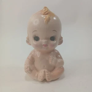 Vintage RelPo Japan Porcelain Baby Head Vase - Picture 1 of 9