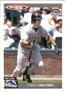 Todd Helton 2004 Topps Total Team Checklists #TTC10 Rockies FREE SHIPPING - Picture 1 of 2