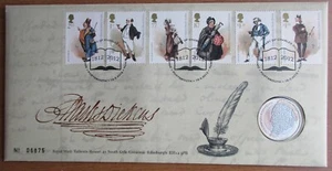 Großbritannien - 2012 "Charles Dickens - £2 Coin Cover" - Bild 1 von 2
