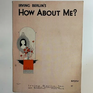 Partitura Art Deco De Colección Irving Berlin How About Me Broadway - Imagen 1 de 2