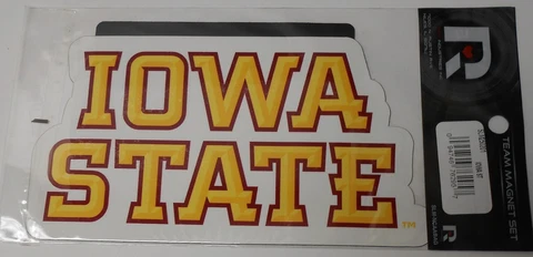 2 piece Iowa State Cyclones Magnet Set. 2 different designs            #114 Cover