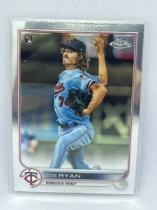 Joe Ryan Rookie Karte (RC) 2022 Topps Chrom Baseball Nr. 48 - Bild 1 von 2