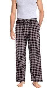 Men's Night Pajama/Lounge Traditional 100% cotton Flannel warm JTPW size XL - Picture 1 of 4