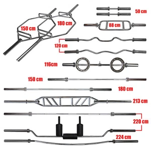 Olympic Weight Barbell Bar - Dumbell - Tricep Bar - Ez Curl Bar - Great Ranges - Picture 1 of 56