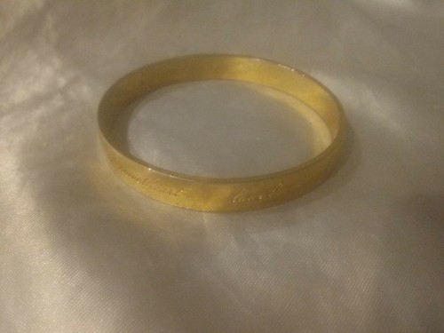 BRACCIALE KATE SPADE NEW YORK BE MINE PLACCATO ORO 12k BRACCIALE INCISO SAN VALENTINO