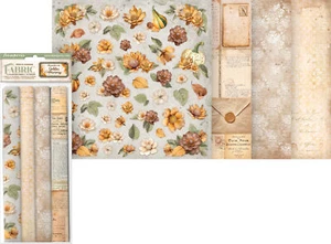 Stamperia Stoffpaket Golden Harmony, 4er-Set, 4 Designs à 30 x 30 cm, zum Nähen - Bild 1 von 6