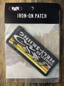 TGT Whistler Heli-Skiing Patch Iron-On 4”L x 1,5”W Ski Patch Whistler, BC NUOVO - Foto 1 di 3