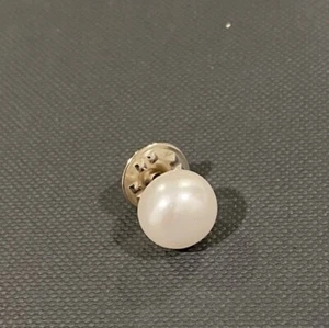 Vintage Faux Pearl Lapel Hat Pin - Picture 1 of 2