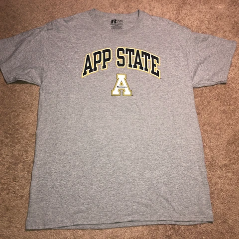 Appalachian State Mountaineers APP STATE A Logo T-shirt Men’s XL Short Sleeves Cover