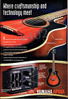 YAMAHA APX4A Acoustic GUITAR ADVERT - APX Electro Acousrtic - 1997 Advertisement