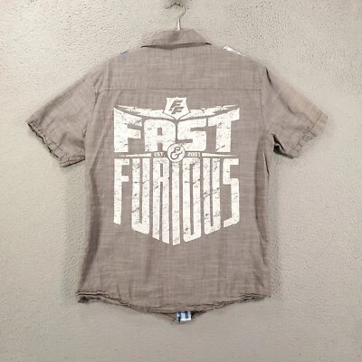 Moto mecánico abotonable Fast And Furious para hombre M Supercharged Universal Studios Foto 1 de 4