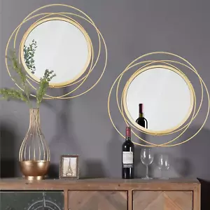 Hanging Mirrors for Living Room,Bedroom - Mirror for Wall Decoration (2 Set15.7) - Picture 1 of 12