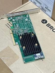 NEW BROADCOM 9500-8i 12 Gb/s SAS SATA NVME 05-50077-03 SAS3808 PCIe4.0 x8 HBA - Picture 1 of 9